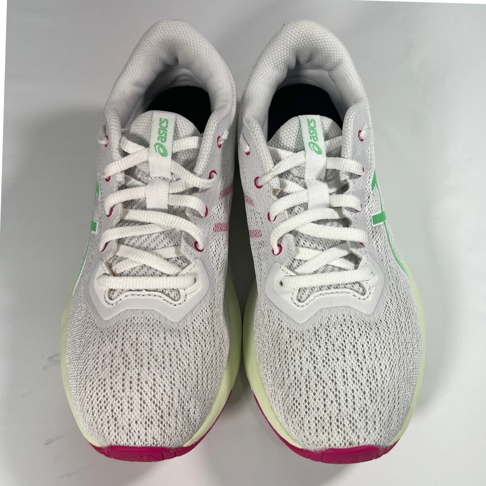 ASICS Versablast 3 Running Shoes Womens 7.5 White Lime Pink 1012B179 Athletic - Picture 3 of 9